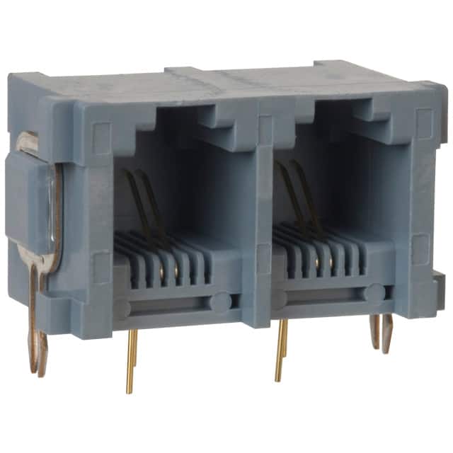 TM2REA-1204(50) CONN MOD JACK 6P2C R/A UNSHLD