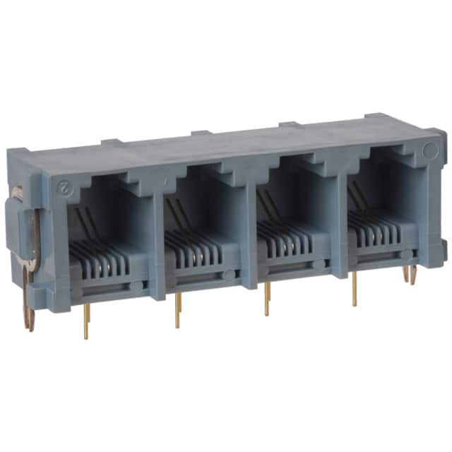 TM2REA-2408(50) CONN MOD JACK 6P2C R/A UNSHLD