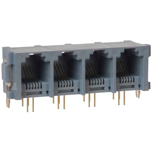 TM2REA-2416(50) CONN MOD JACK 6P4C R/A UNSHLD