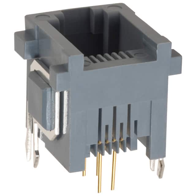 TM2RE-0604 CONN MOD JACK 6P4C VERT UNSHLD