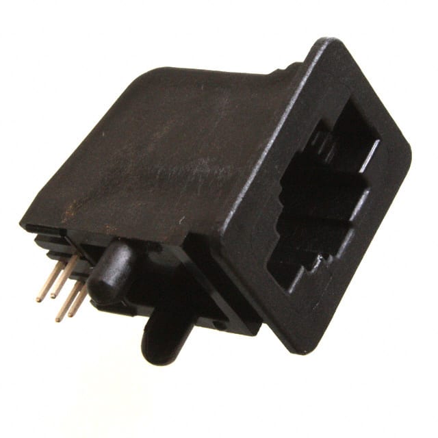 520241-2 CONN MOD JACK 4P4C R/A UNSHLD