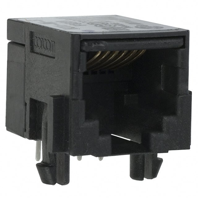 6609212-5 CONN MOD JACK 6P6C R/A UNSHLD