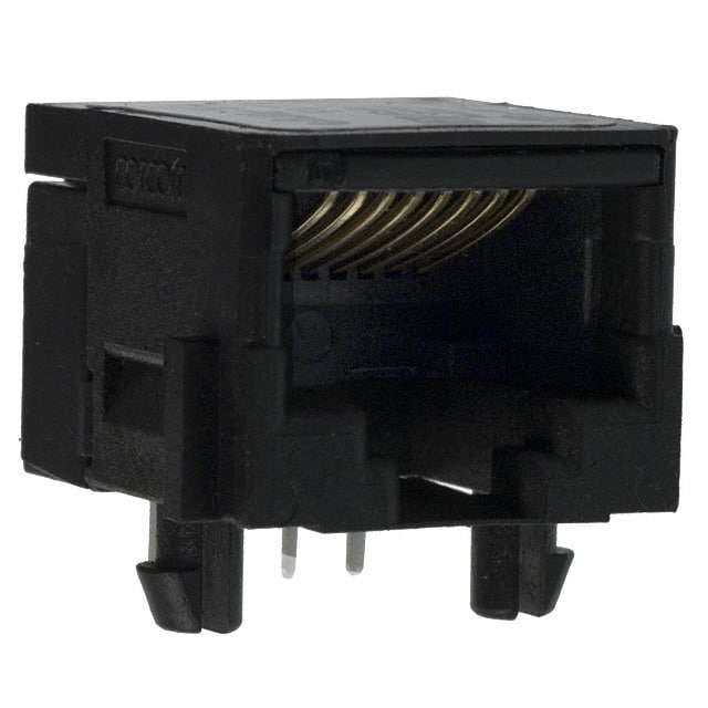RJ45-8N-B CONN MOD JACK 8P8C R/A UNSHLD