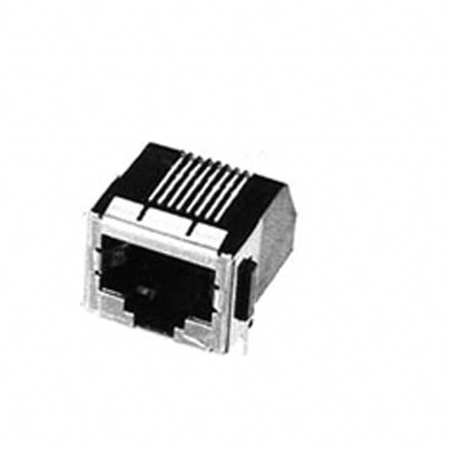 555153-6 CONN MOD JACK 8P8C R/A SHIELDED