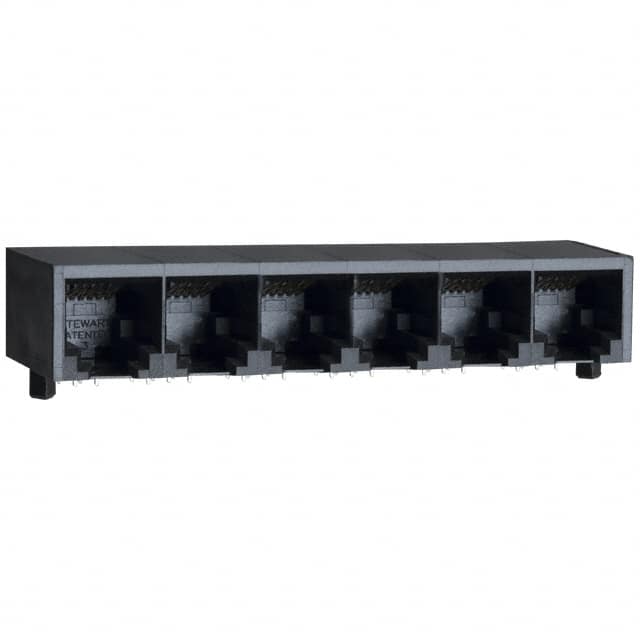 SS-666606-NF CONN MOD JACK 6P6C R/A UNSHLD