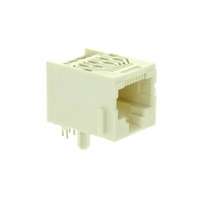 RJ45-8X CONN MOD JACK 8P8C R/A UNSHLD