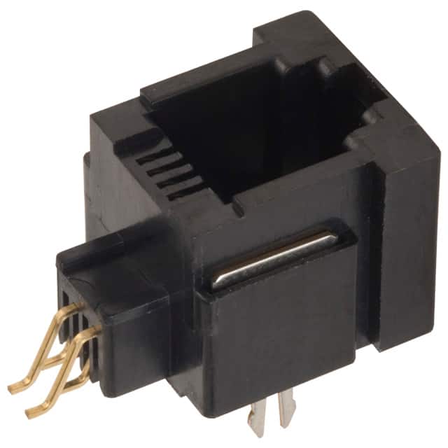 TM15R-44(50) CONN MOD JACK 4P4C VERT UNSHLD
