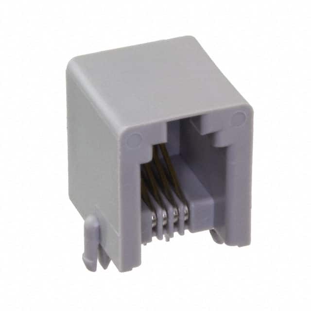 0520184446 CONN MOD JACK 4P4C R/A UNSHLD