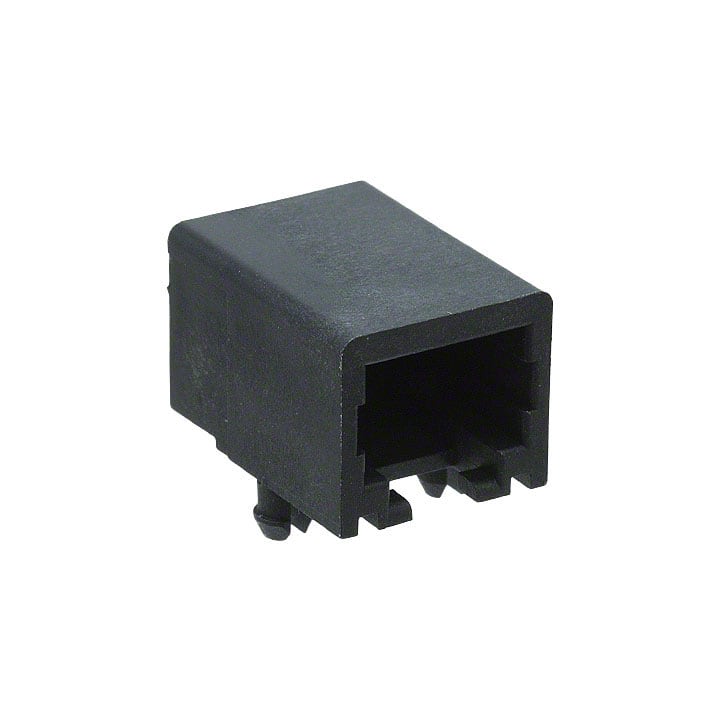 0432026104 CONN MOD JACK 6P4C R/A UNSHLD
