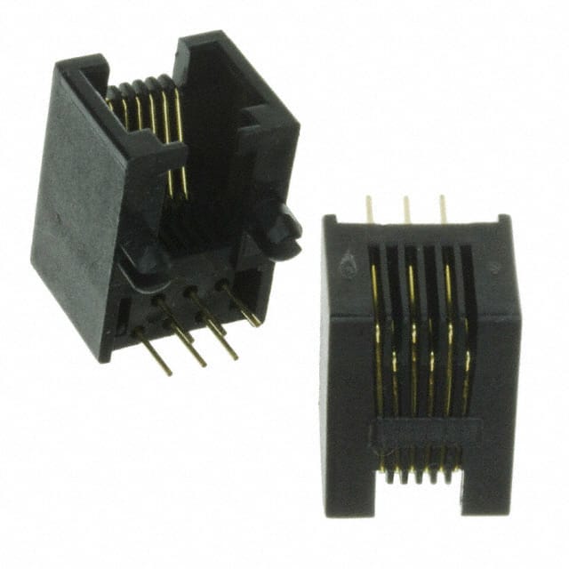A-2004-1-4-LP-R CONN MOD JACK 6P6C R/A UNSHLD
