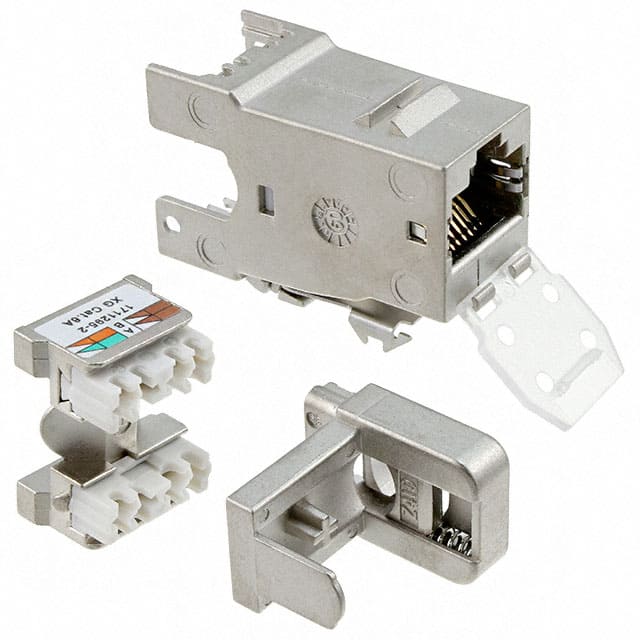 1711295-2 CONN MOD JACK 8P8C R/A SHIELDED