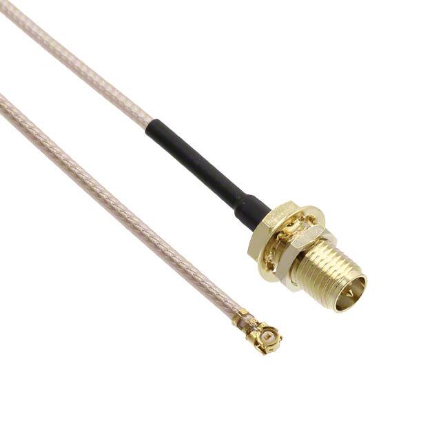 JF1R6-CR3-6I CBL ASSY RP-SMA-UMCC RG178 6"