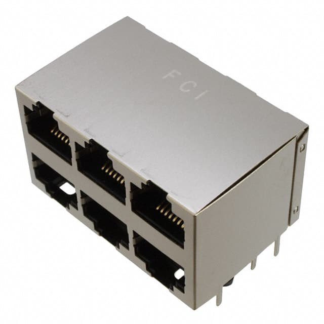 10118071-500A010LF CONN MOD JACK 8P8C R/A SHIELDED