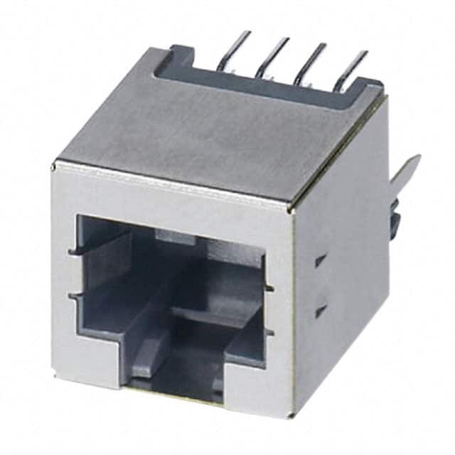 1407409 CONN MOD JACK 8P8C VERT SHIELDED