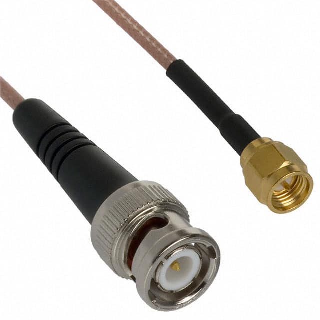 415-0028-M1.0 CBL ASSY SMA-BNC PLUG RG316 3.3'