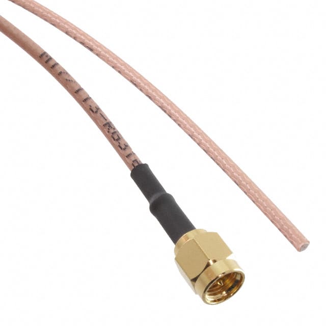 135100-01-12.00 SMA STRAIGHT PLUG TO BLUNT CUT R