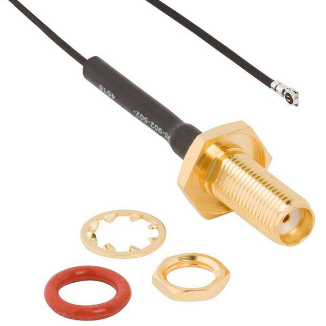 095-902-502-250 AMC4 PLUG TO SMA STRAIGHT BULKHE