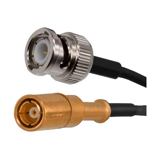 415-0200-M1.0 BNC MALE TO SMB FEM, RG174 1M
