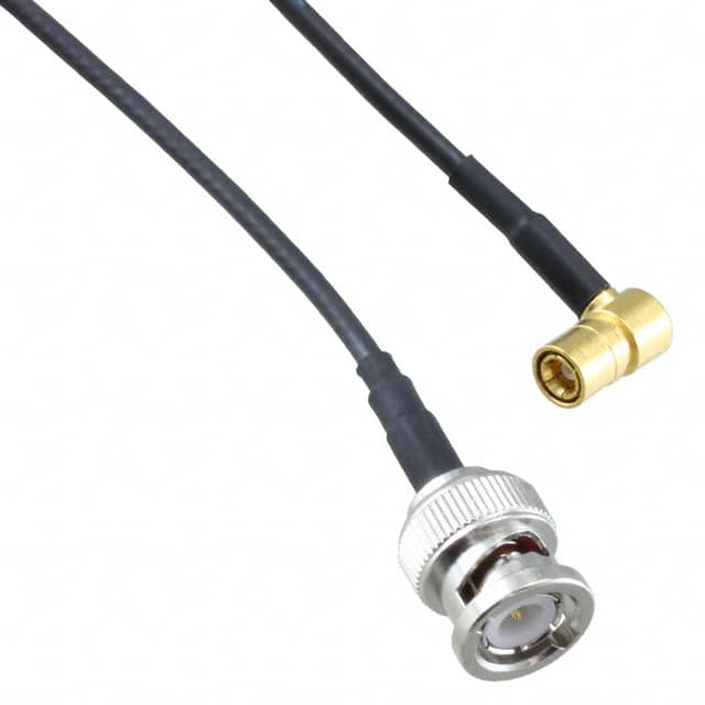 245103-02-18.00 CBL ASSY BNC-SMB PLUG RG174 18"