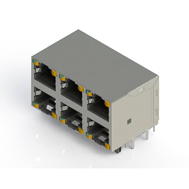 J96068822P74121 J96 HOUSING, SIX RIGHT ANGLE POR