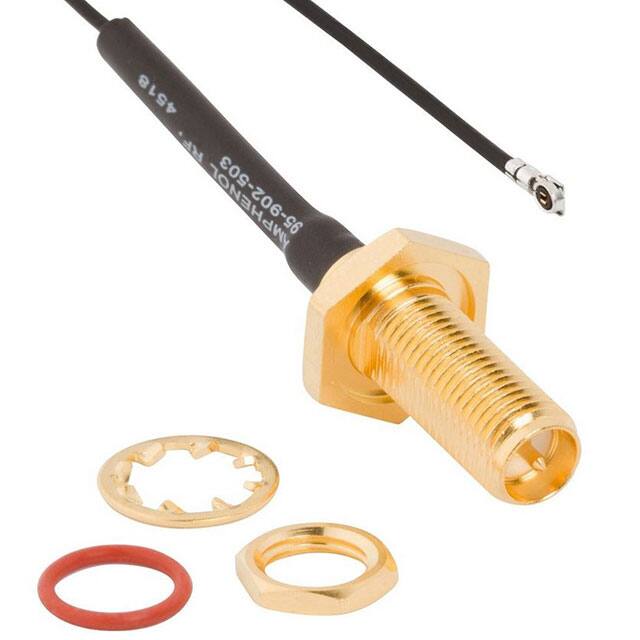 095-902-501-250 RP SMA STRAIGHT BULKHEAD JACK TO