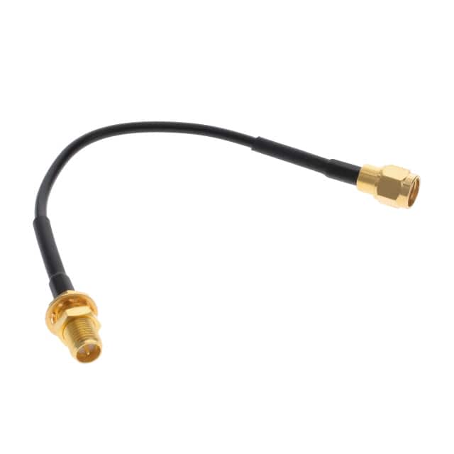 415-0201-006 CBL ASSY RP-SMA JCK-PLG RG174 6"