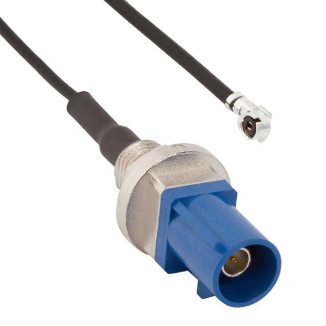 095-820-109-15C FAKRA BULKHEAD STRAIGHT PLUG, IP