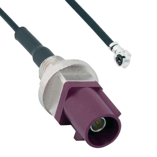 095-820-109-15D FAKRA BULKHEAD STRAIGHT PLUG, IP