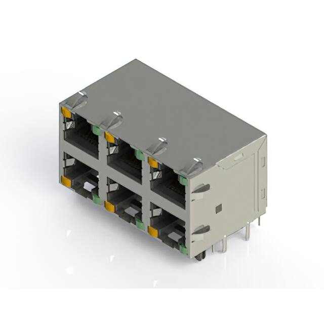 J96068822P43221 J96 HOUSING, SIX RIGHT ANGLE POR
