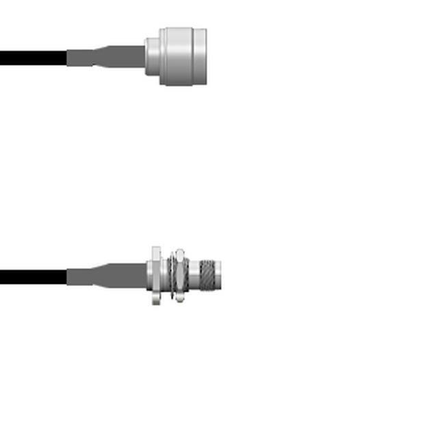 Q-2N04K0008002M CBL ASY N TO TNC P-J RG58 2M