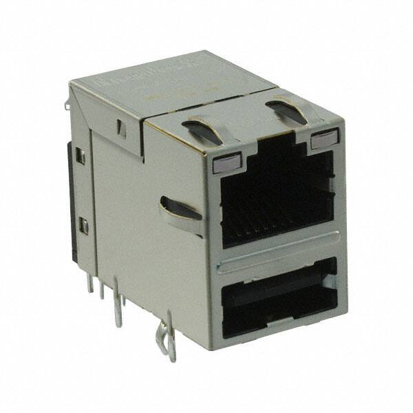 0821-1X1T-43-F CONN JACK 1PORT 1000 BASE-T PCB