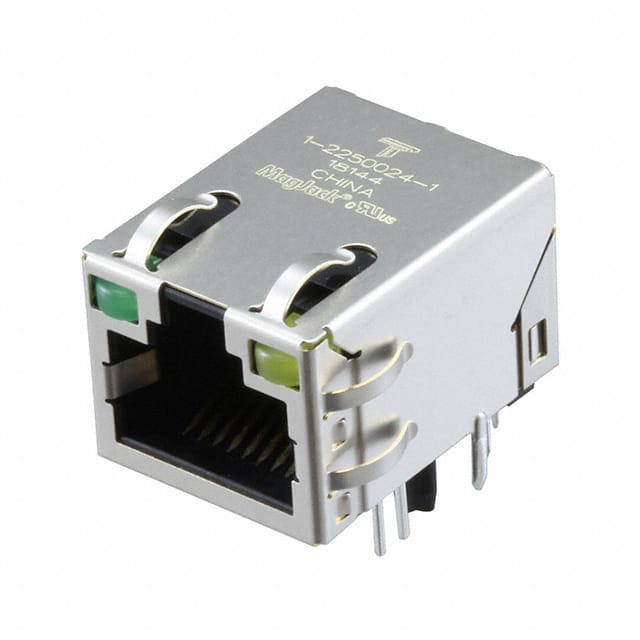 1-2250024-1 CONN JACK 1PORT 100 BASE-T PCB