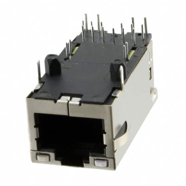 0826-1X1T-GH-F CONN JACK 1PORT 1000 BASE-T PCB