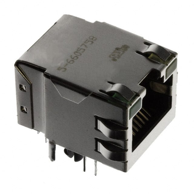 5-6605758-1 CONN JACK 1PORT 100 BASE-T
