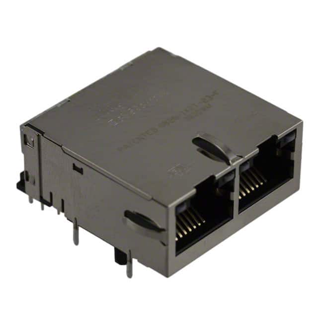 0826-1X2T-23-F CONN JACK 2PORT 1000 BASE-T PCB