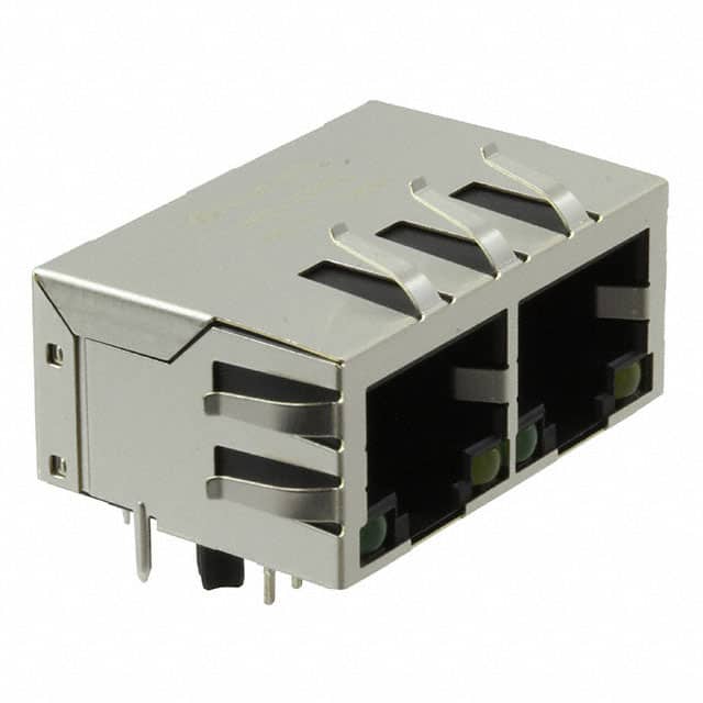 JXD0-2019NL CONN JACK 2PORT 1000 BASE-T PCB