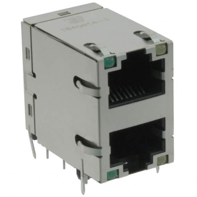 1840854-3 CONN JACK 2PORT 100 BASE-T