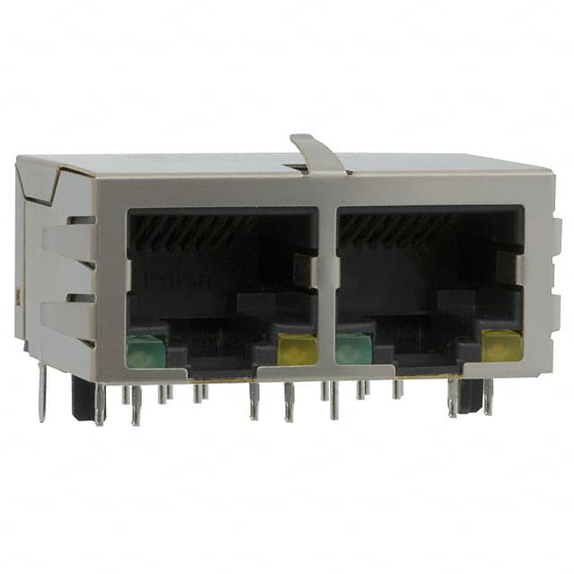 J8064D628A CONN JACK 2PORT 100 BASE-TX PCB