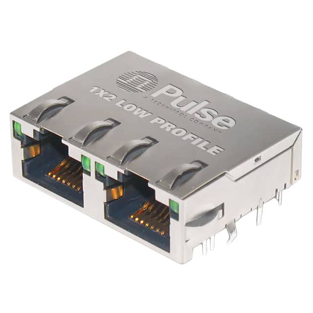 JGL-0001NL CONN JACK 2PORT 1000 BASE-T PCB