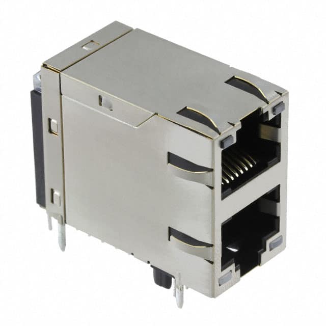 JXC0-1016NL CONN JACK 2PORT 1000 BASE-T PCB