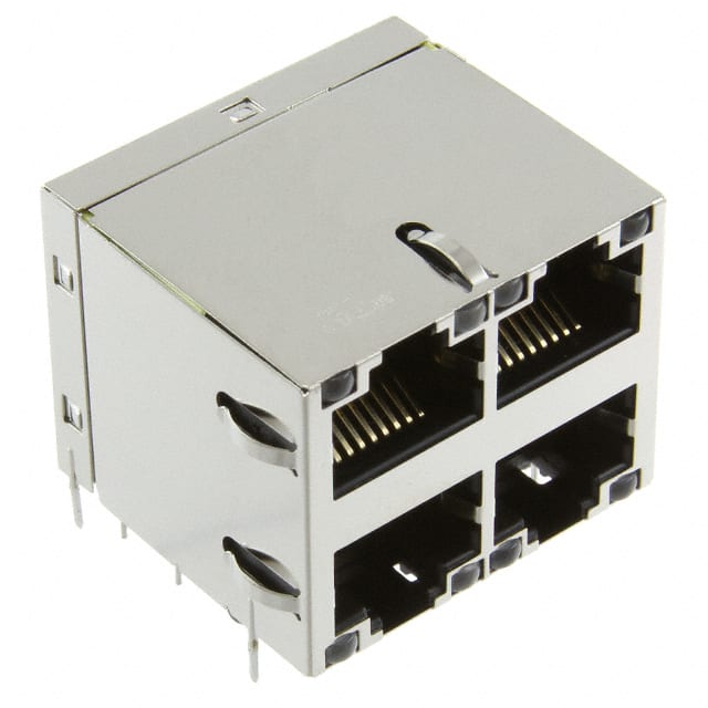 0879-2C2R-54 CONN JACK 4PORT 1000 BASE-T PCB