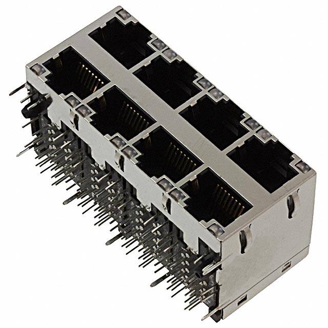 0879-2C4R-54 CONN JACK 8PORT 1000 BASE-T PCB
