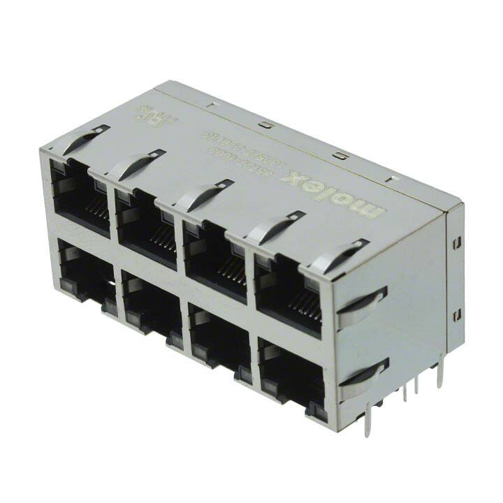 0857271003 CONN JACK 8PORT 1000 BASE-T PCB