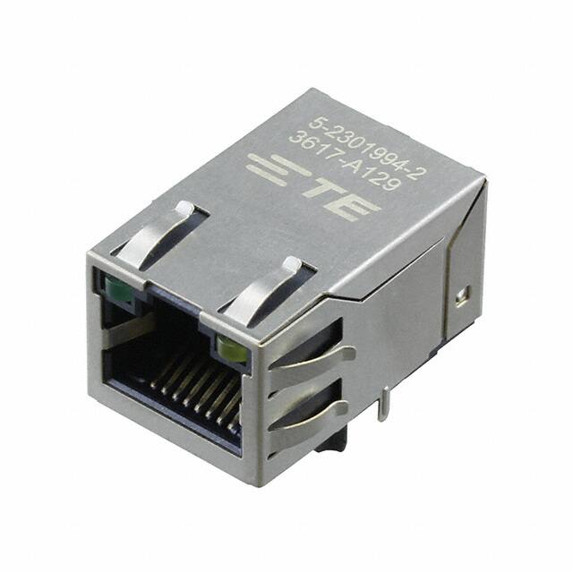 5-2301994-2 CONN JACK 1PORT 100 BASE-T PCB