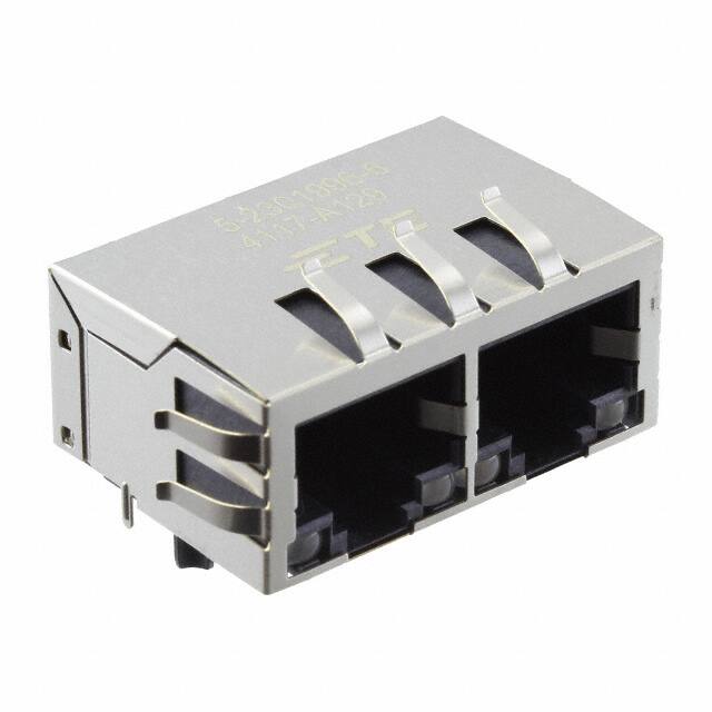 5-2301996-6 CONN JACK 2PORT 100 BASE-T PCB