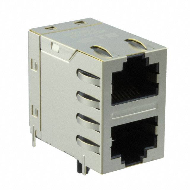 2301997-2 CONN JACK 2PORT 100 BASE-T PCB