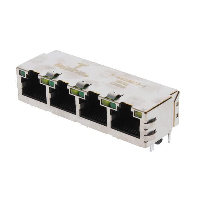 5-6610023-1 CONN JACK 4PORT 100 BASE-T PCB