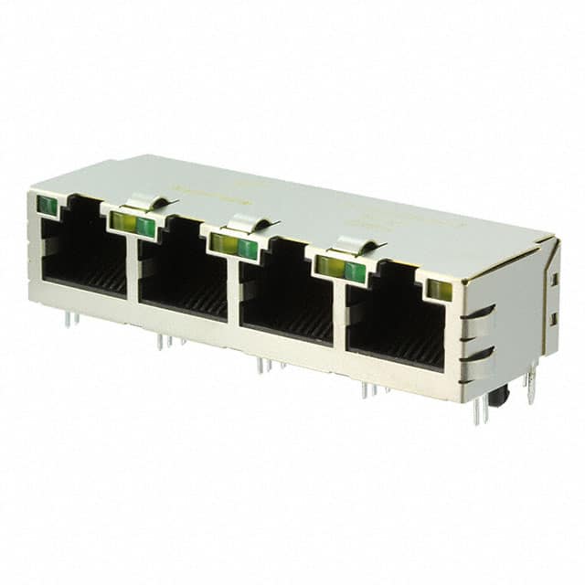 5-6610165-1 CONN JACK 4PORT 100 BASE-T
