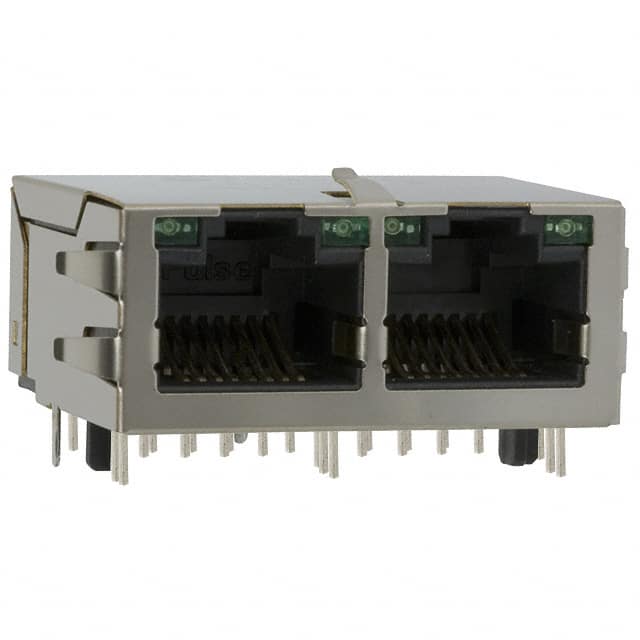 JG0-0023 CONN JACK 2PORT 1000 BASE-T PCB