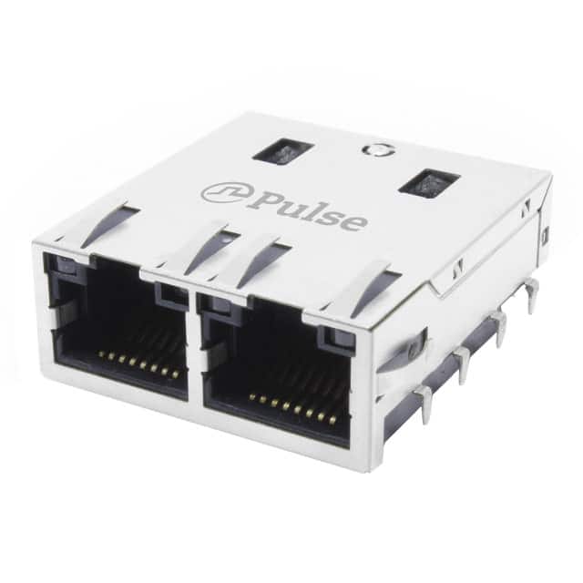 JT8-2000HL CONN JACK 2PORT 10G BASE-T PCB